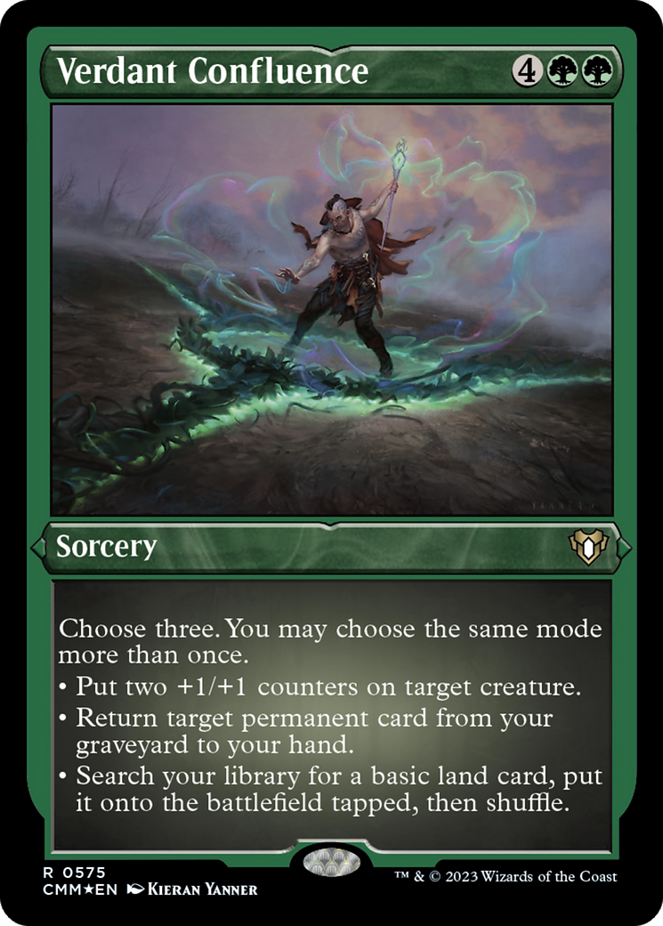 Verdant Confluence (Foil Etched) [Commander Masters] | Game Master's Emporium (The New GME)