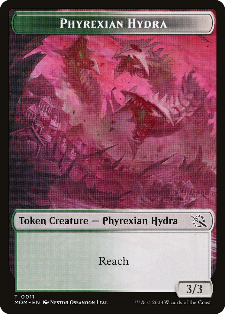 Phyrexian Myr // Phyrexian Hydra (11) Double-Sided Token [March of the Machine Tokens] | Game Master's Emporium (The New GME)