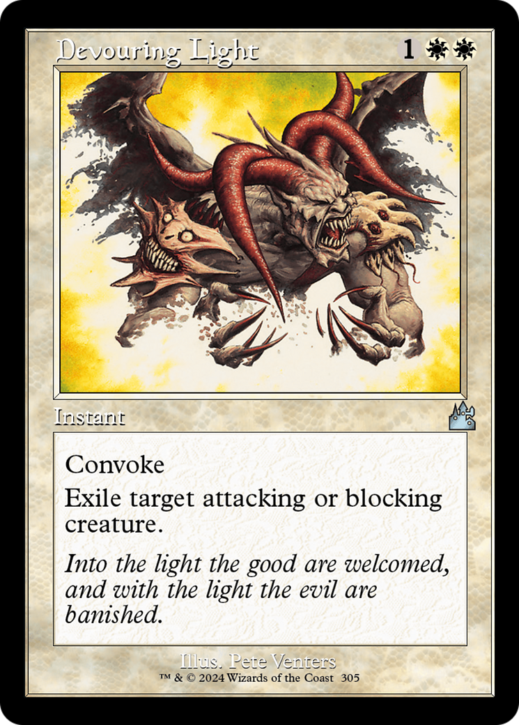 Devouring Light (Retro Frame) [Ravnica Remastered] | Game Master's Emporium (The New GME)