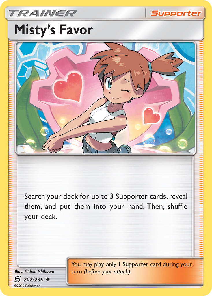 Misty's Favor (202/236) [Sun & Moon: Unified Minds] | Game Master's Emporium (The New GME)