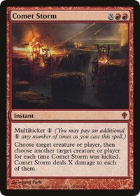 Comet Storm (Oversized) [Oversize Cards] | Game Master's Emporium (The New GME)