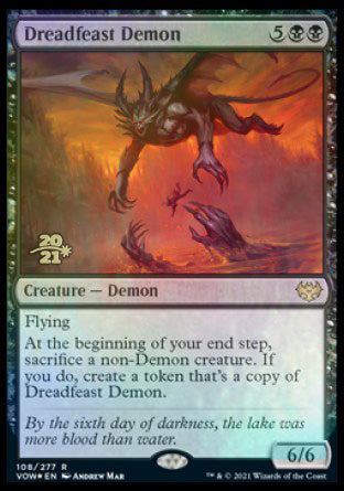 Dreadfeast Demon [Innistrad: Crimson Vow Prerelease Promos] | Game Master's Emporium (The New GME)