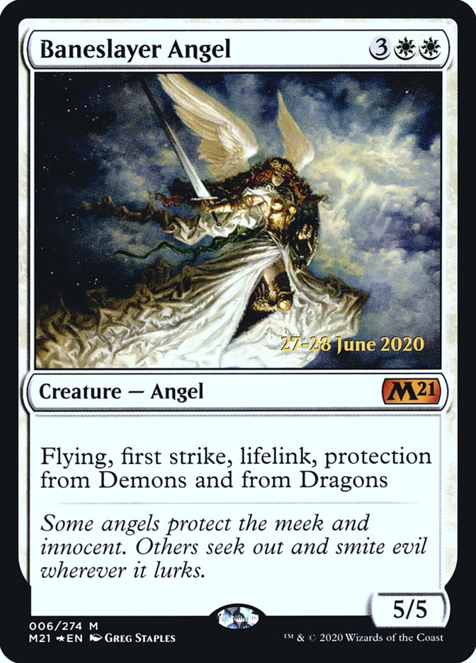 Baneslayer Angel [Core Set 2021 Prerelease Promos] | Game Master's Emporium (The New GME)