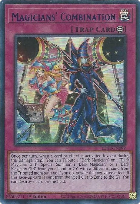 Magicians' Combination (Blue) [LDS3-EN099] Ultra Rare | Game Master's Emporium (The New GME)