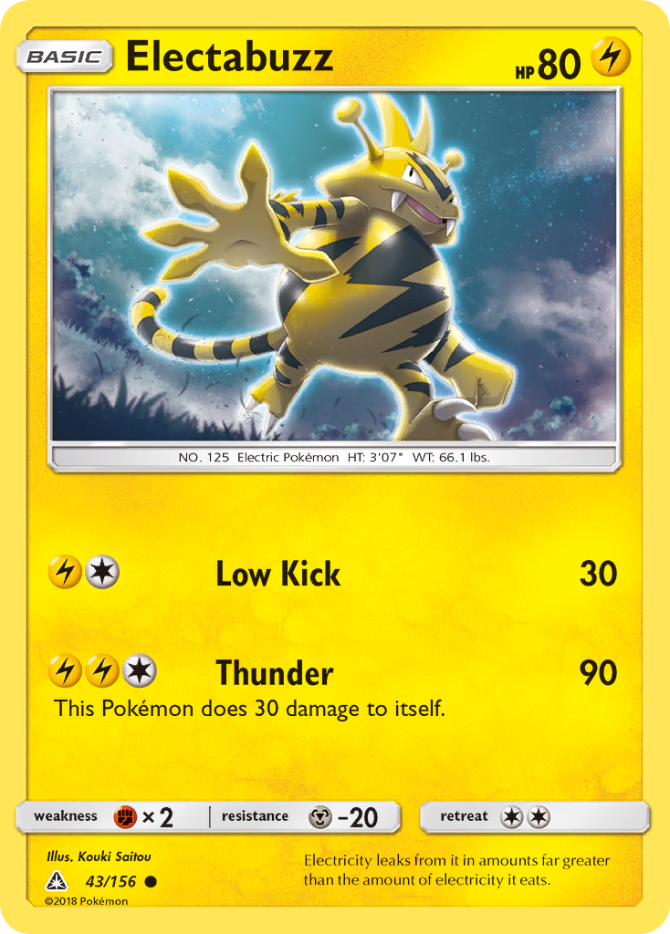 Electabuzz (43/156) [Sun & Moon: Ultra Prism] | Game Master's Emporium (The New GME)