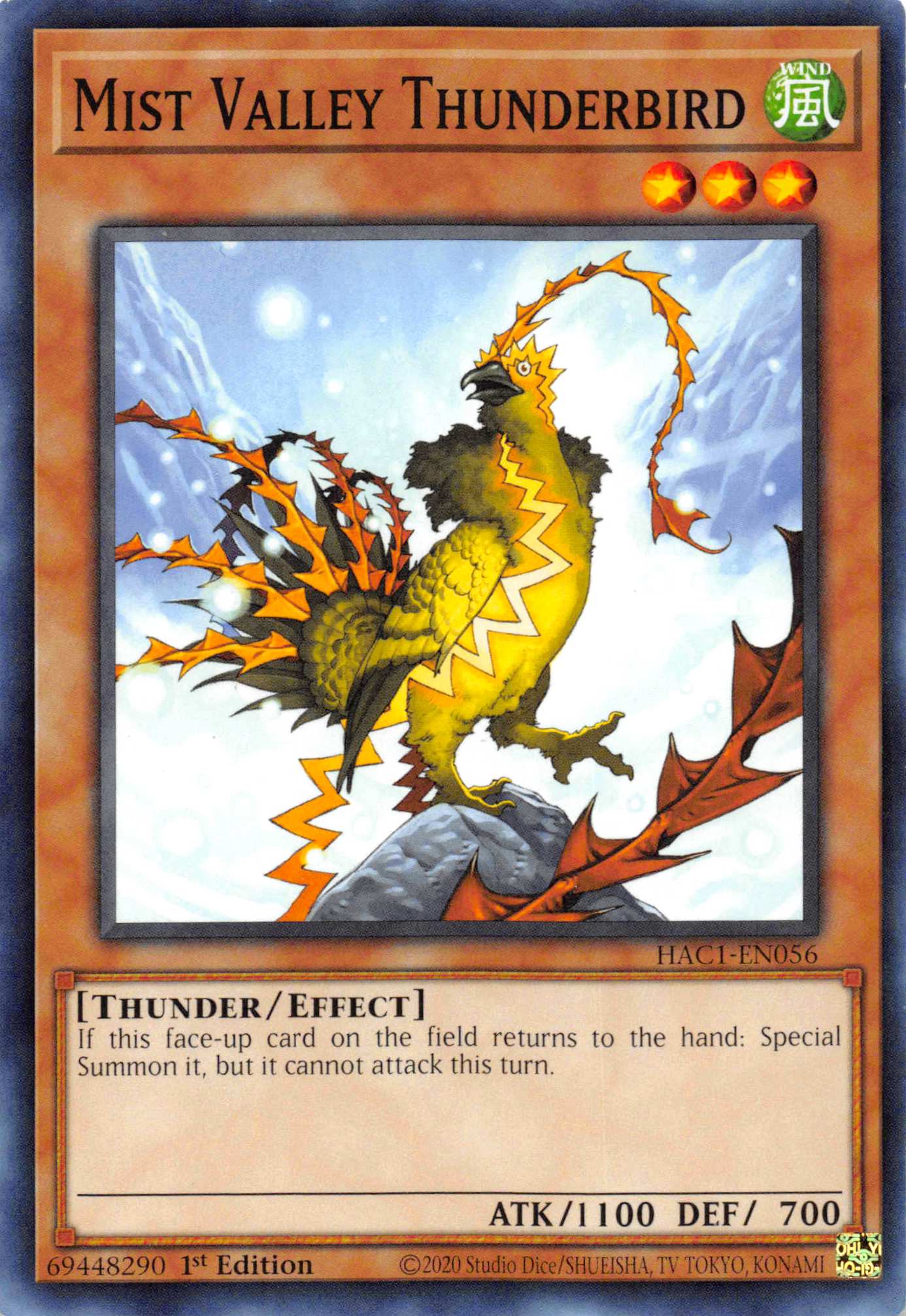 Mist Valley Thunderbird [HAC1-EN056] Common | Game Master's Emporium (The New GME)