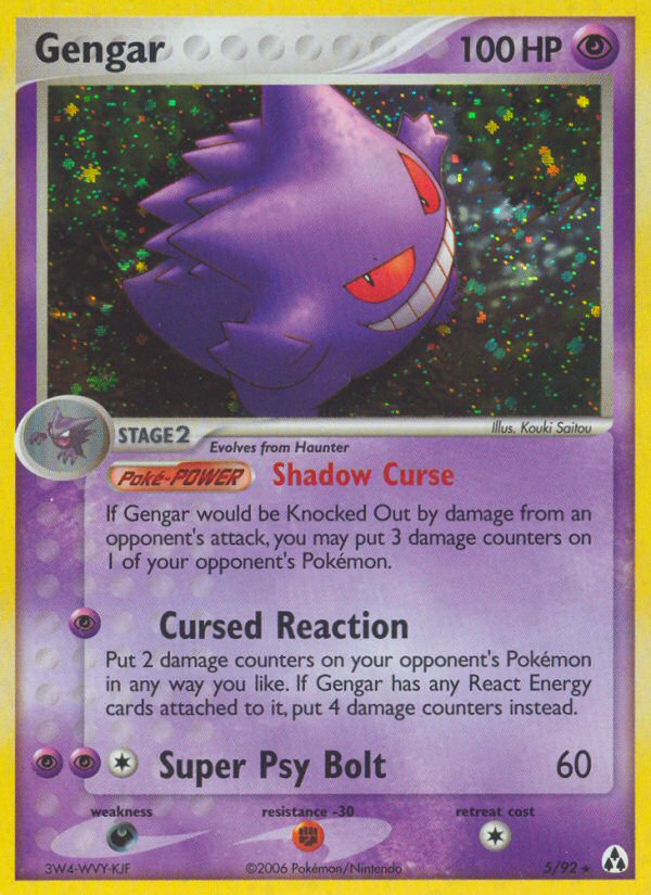 Gengar (5/92) [EX: Legend Maker] | Game Master's Emporium (The New GME)