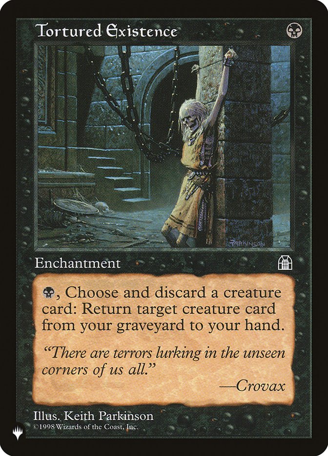 Tortured Existence [The List] | Game Master's Emporium (The New GME)