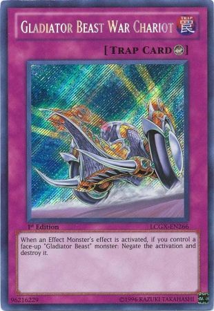 Gladiator Beast War Chariot [LCGX-EN266] Secret Rare | Game Master's Emporium (The New GME)