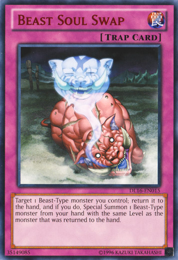 Beast Soul Swap (Red) [DL16-EN015] Rare | Game Master's Emporium (The New GME)