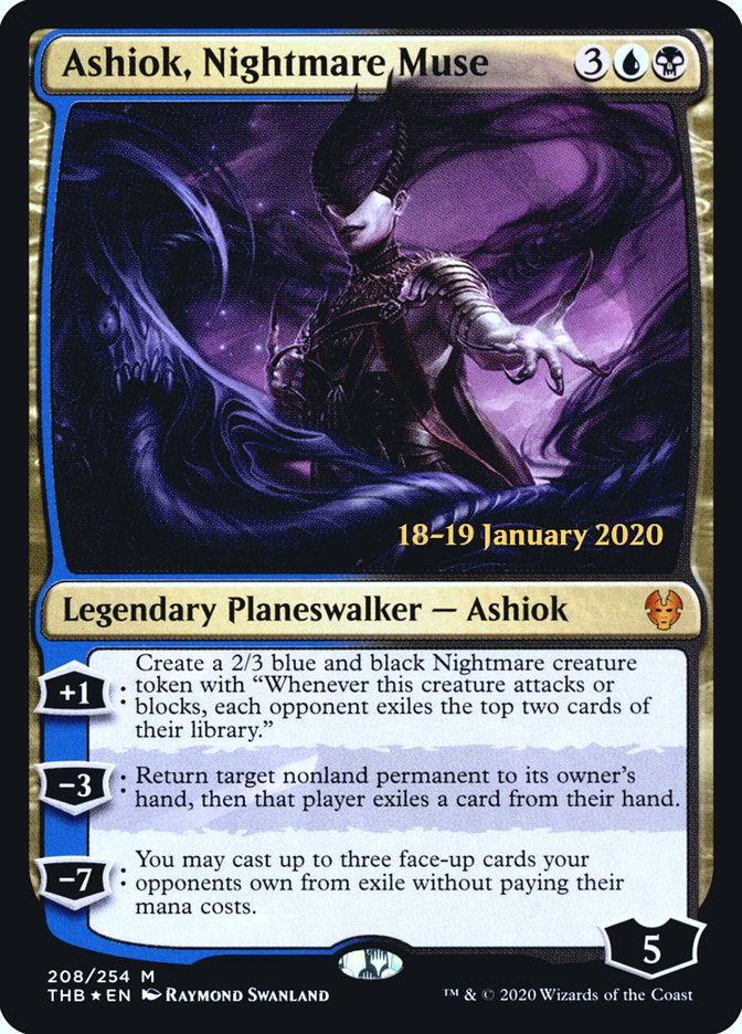 Ashiok, Nightmare Muse [Theros Beyond Death Prerelease Promos] | Game Master's Emporium (The New GME)