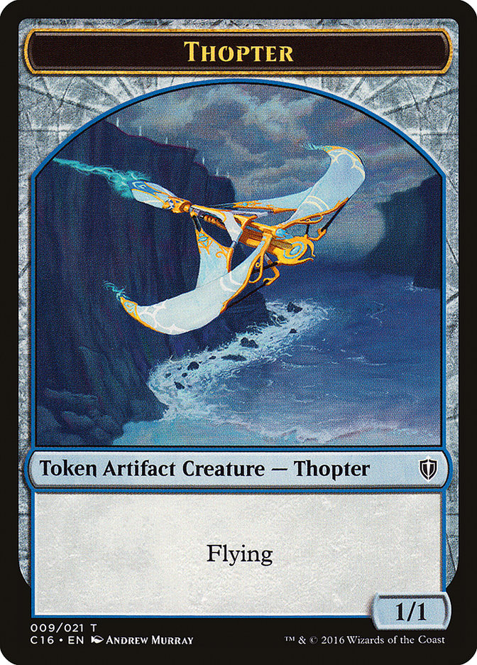 Daretti, Scrap Savant Emblem // Thopter Double-Sided Token [Commander 2016 Tokens] | Game Master's Emporium (The New GME)