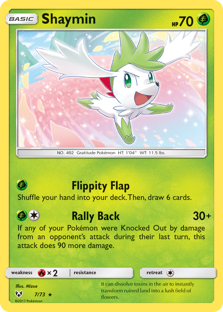 Shaymin (7/73) [Sun & Moon: Shining Legends] | Game Master's Emporium (The New GME)