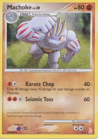 Machoke (4/11) [Diamond & Pearl: Trainer Kit - Lucario] | Game Master's Emporium (The New GME)