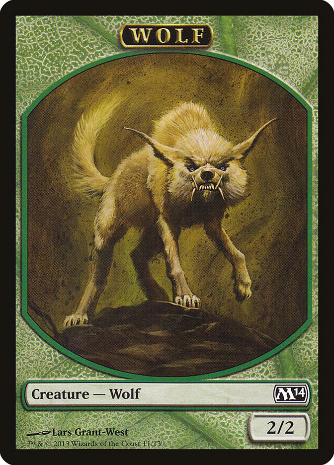 Wolf Token [Magic 2014 Tokens] | Game Master's Emporium (The New GME)