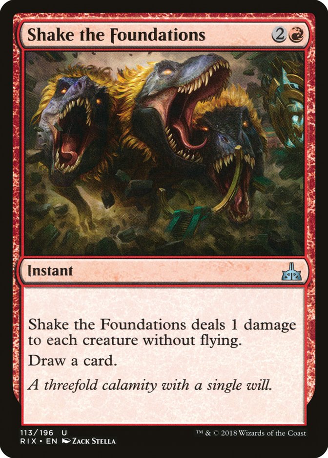 Shake the Foundations [Rivals of Ixalan] | Game Master's Emporium (The New GME)