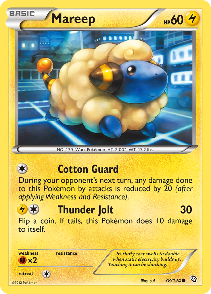 Mareep (38/124) [Black & White: Dragons Exalted] | Game Master's Emporium (The New GME)