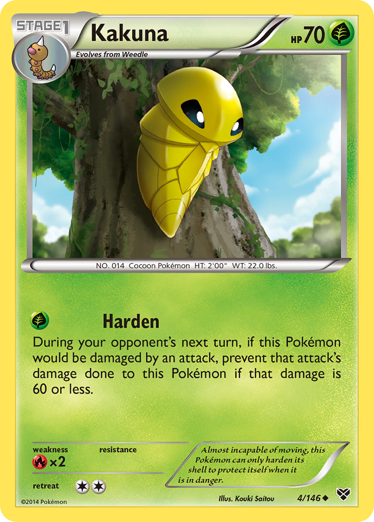 Kakuna (4/146) [XY: Base Set] | Game Master's Emporium (The New GME)
