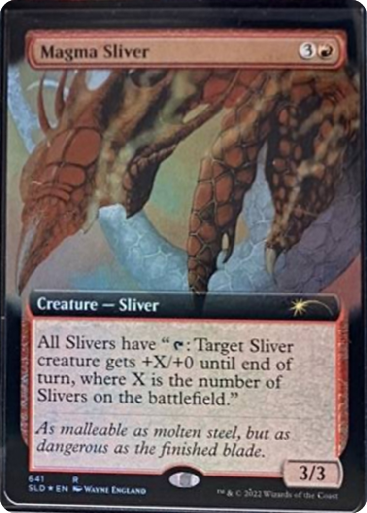 Magma Sliver (Extended Art) [Secret Lair Drop Series] | Game Master's Emporium (The New GME)