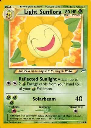 Light Sunflora (72/105) [Neo Destiny Unlimited] | Game Master's Emporium (The New GME)