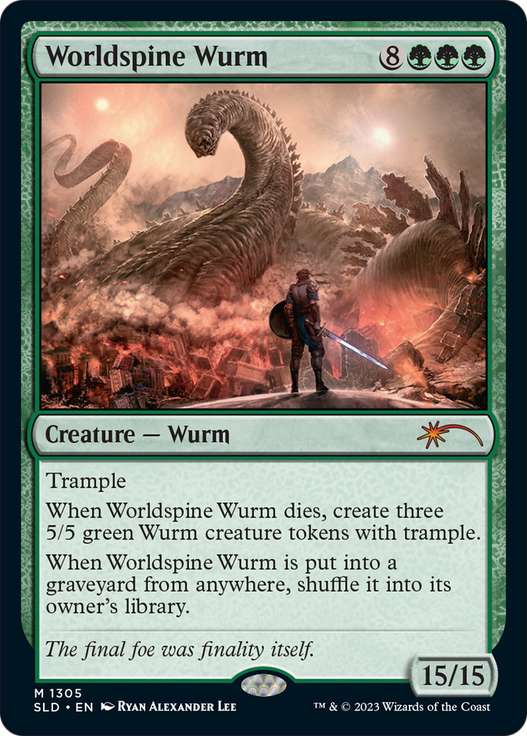 Worldspine Wurm [Secret Lair Drop Series] | Game Master's Emporium (The New GME)