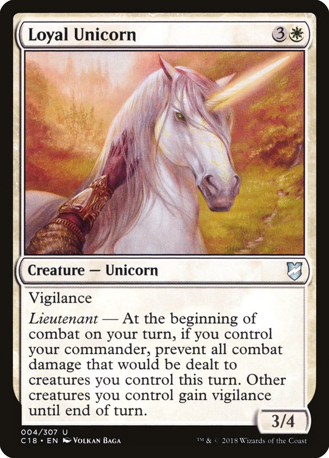 Loyal Unicorn [Commander 2018] | Game Master's Emporium (The New GME)