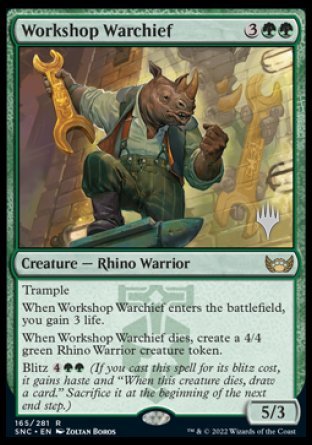 Workshop Warchief (Promo Pack) [Streets of New Capenna Promos] | Game Master's Emporium (The New GME)
