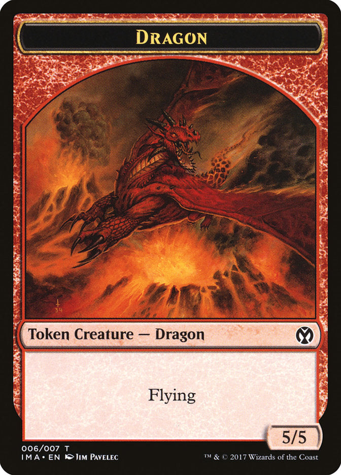 Dragon Token (006/007) [Iconic Masters Tokens] | Game Master's Emporium (The New GME)