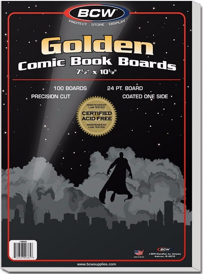 Golden Comic Book Boards 100  7 3/4" x 10 1/2" | Game Master's Emporium (The New GME)