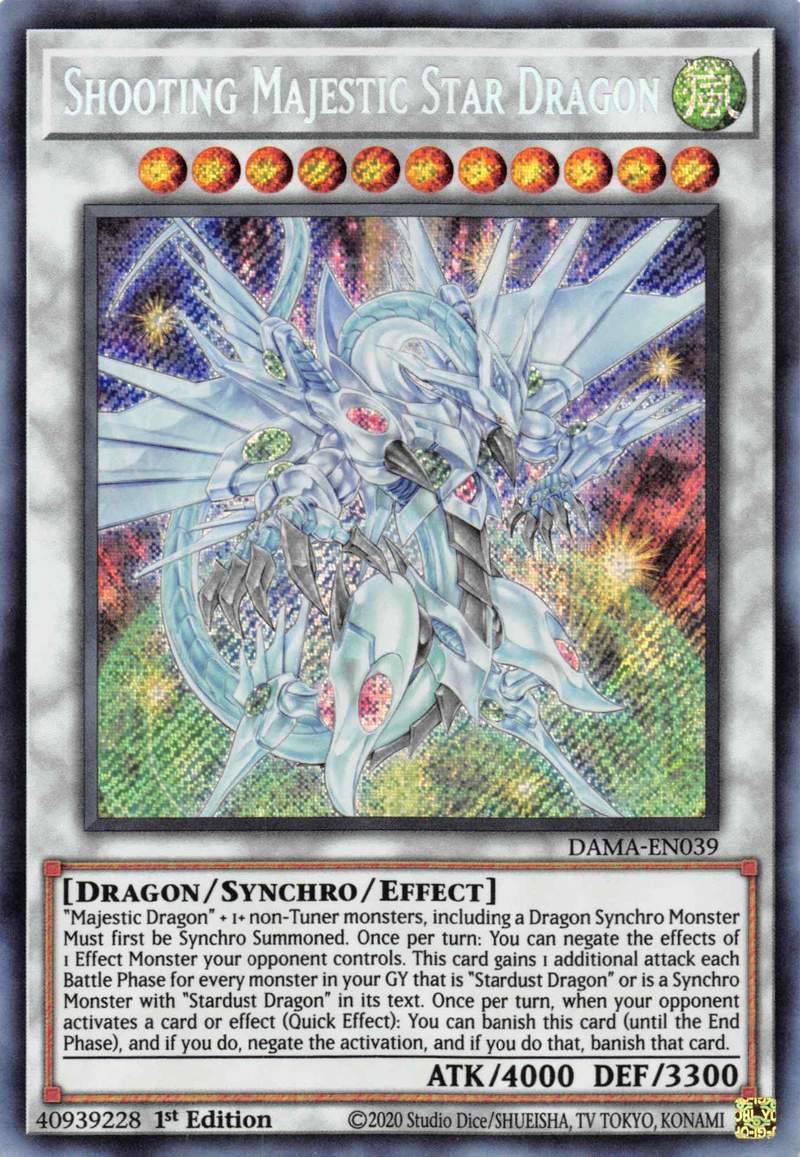 Shooting Majestic Star Dragon [DAMA-EN039] Starlight Rare | Game Master's Emporium (The New GME)