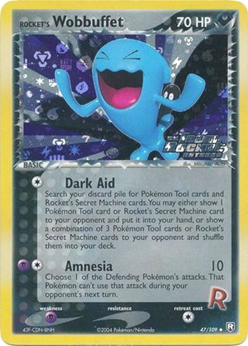 Rocket's Wobbuffet (47/109) (Stamped) [EX: Team Rocket Returns] | Game Master's Emporium (The New GME)