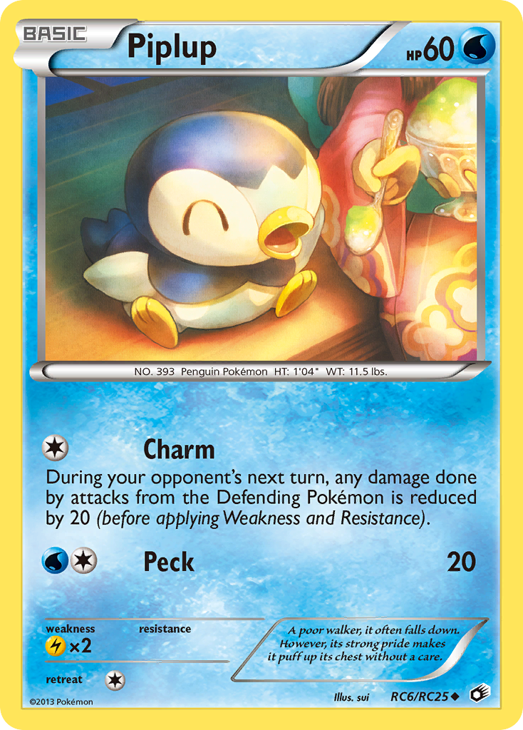 Piplup (RC6/RC25) [Black & White: Legendary Treasures] | Game Master's Emporium (The New GME)