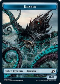 Kraken // Human Soldier (005) Double-Sided Token [Ikoria: Lair of Behemoths Tokens] | Game Master's Emporium (The New GME)