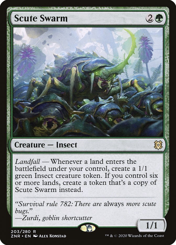Scute Swarm [Zendikar Rising] | Game Master's Emporium (The New GME)