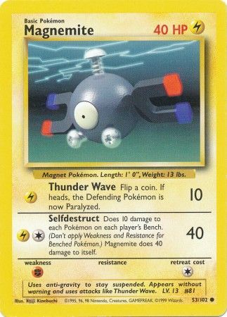 Magnemite (53/102) [Base Set Unlimited] | Game Master's Emporium (The New GME)