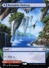 Riverglide Pathway // Lavaglide Pathway (Borderless Alternate Art) [Zendikar Rising] | Game Master's Emporium (The New GME)
