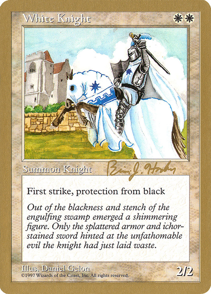 White Knight (Brian Hacker) [World Championship Decks 1998] | Game Master's Emporium (The New GME)