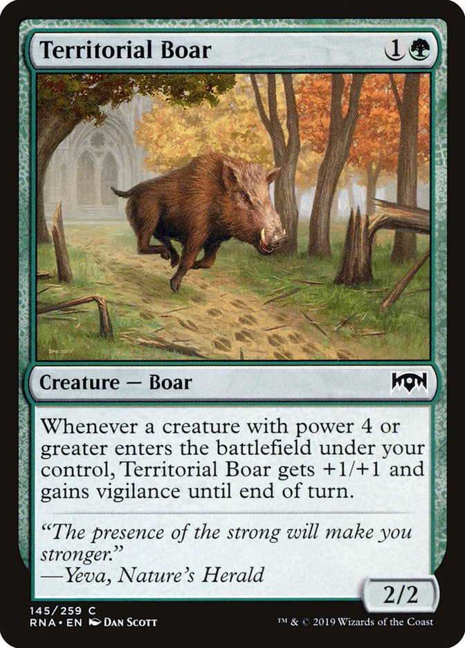 Territorial Boar [Ravnica Allegiance] | Game Master's Emporium (The New GME)