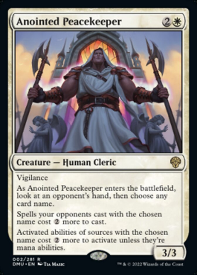 Anointed Peacekeeper [Dominaria United] | Game Master's Emporium (The New GME)