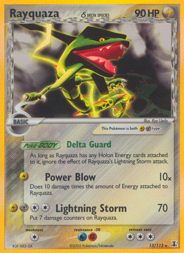 Rayquaza (13/113) (Delta Species) [EX: Delta Species] | Game Master's Emporium (The New GME)