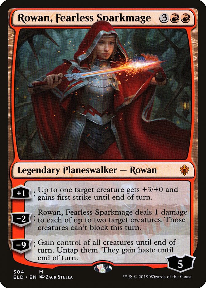 Rowan, Fearless Sparkmage [Throne of Eldraine] | Game Master's Emporium (The New GME)