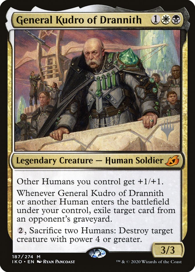 General Kudro of Drannith (Promo Pack) [Ikoria: Lair of Behemoths Promos] | Game Master's Emporium (The New GME)