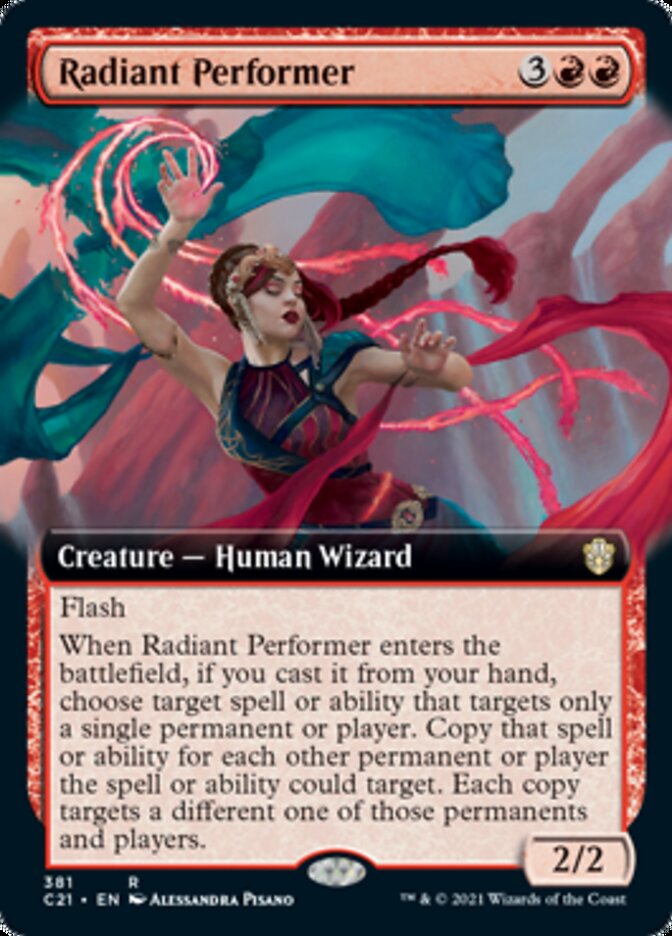 Radiant Performer (Extended Art) [Commander 2021] | Game Master's Emporium (The New GME)