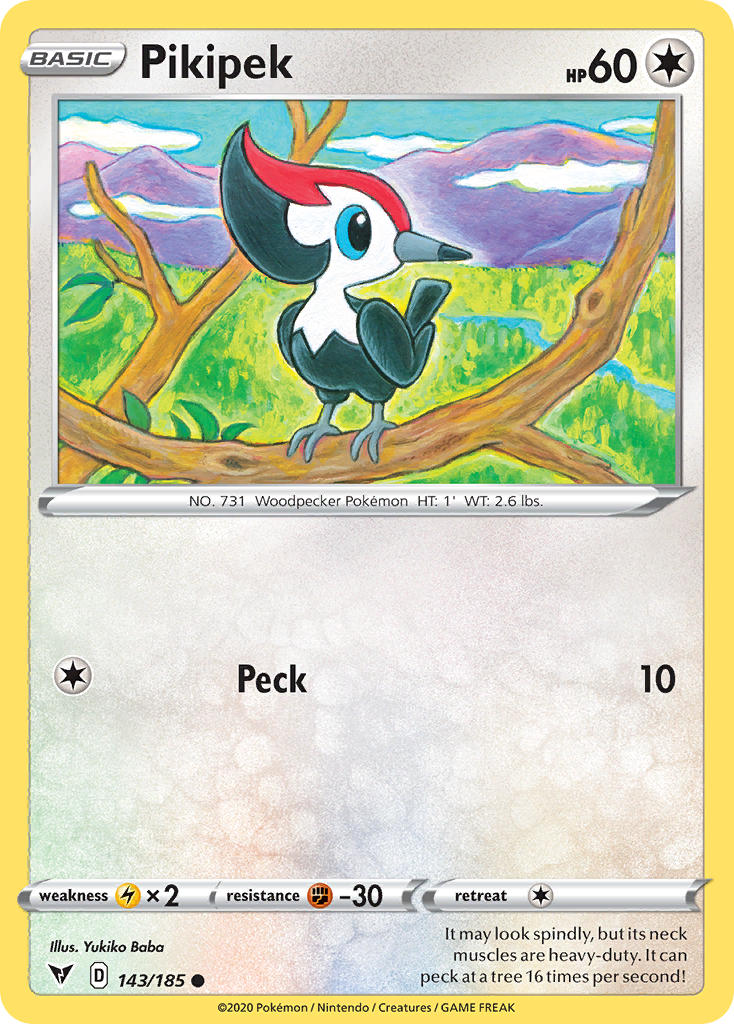 Pikipek (143/185) [Sword & Shield: Vivid Voltage] | Game Master's Emporium (The New GME)