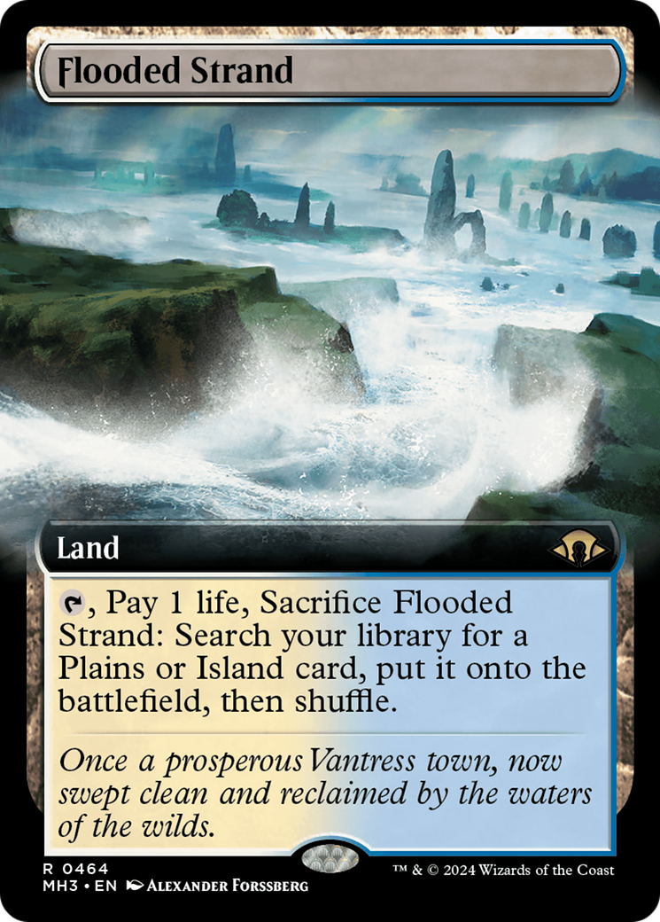 Flooded Strand (Extended Art) [Modern Horizons 3] | Game Master's Emporium (The New GME)