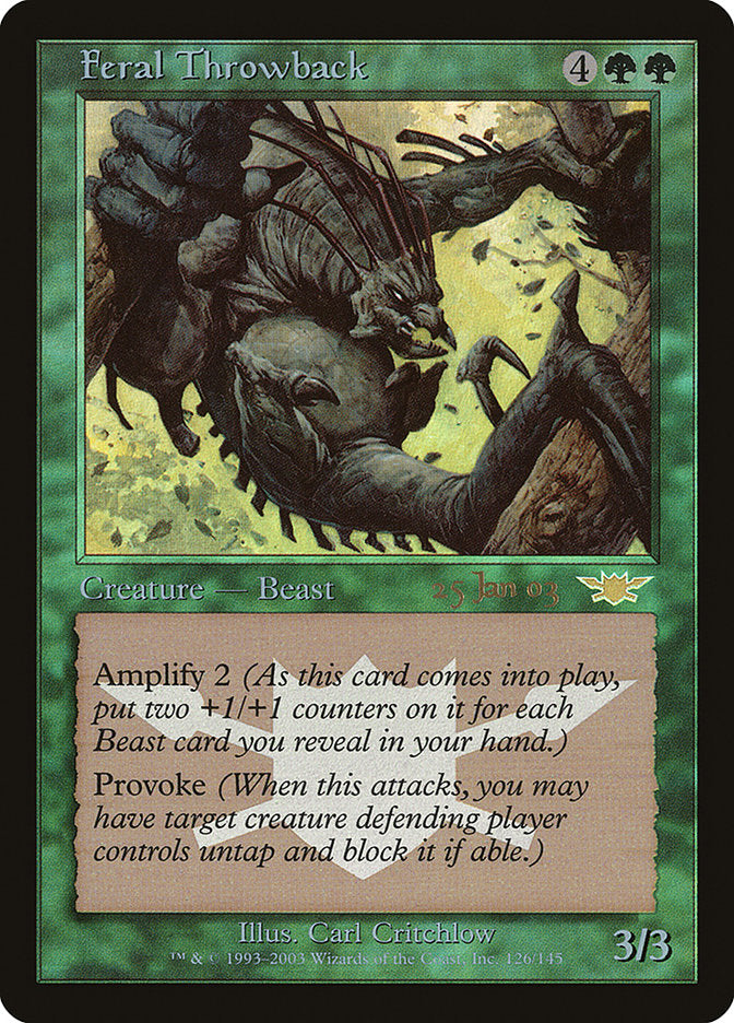 Feral Throwback [Legions Promos] | Game Master's Emporium (The New GME)