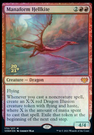 Manaform Hellkite [Innistrad: Crimson Vow Prerelease Promos] | Game Master's Emporium (The New GME)