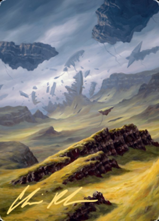 Plains 3 Art Card (Gold-Stamped Signature) [Zendikar Rising Art Series] | Game Master's Emporium (The New GME)