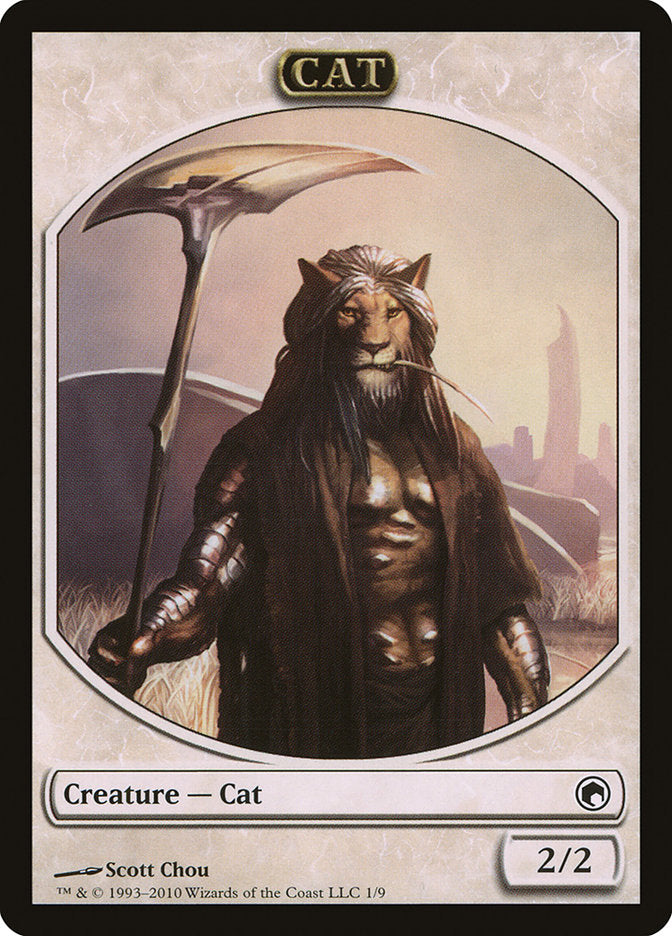 Cat Token [Scars of Mirrodin Tokens] | Game Master's Emporium (The New GME)