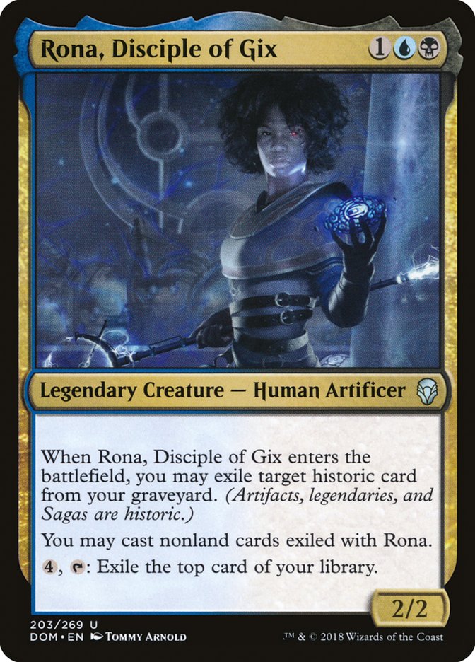 Rona, Disciple of Gix [Dominaria] | Game Master's Emporium (The New GME)